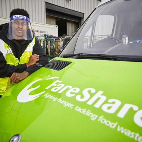 Support from Marcus Rashford helps FareShare distribute more food