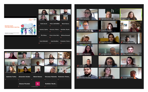 FEBA’s Skill-sharing session on “Donation Cycle: from planning to reporting”