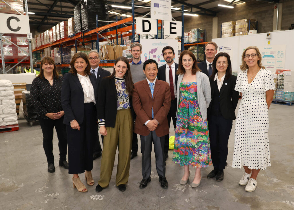 2 June 2022; Visit of Director General UNFAO, QU Dongyu, to FoodCloud in Dublin. Picture credit / Naoise Culhane Photography