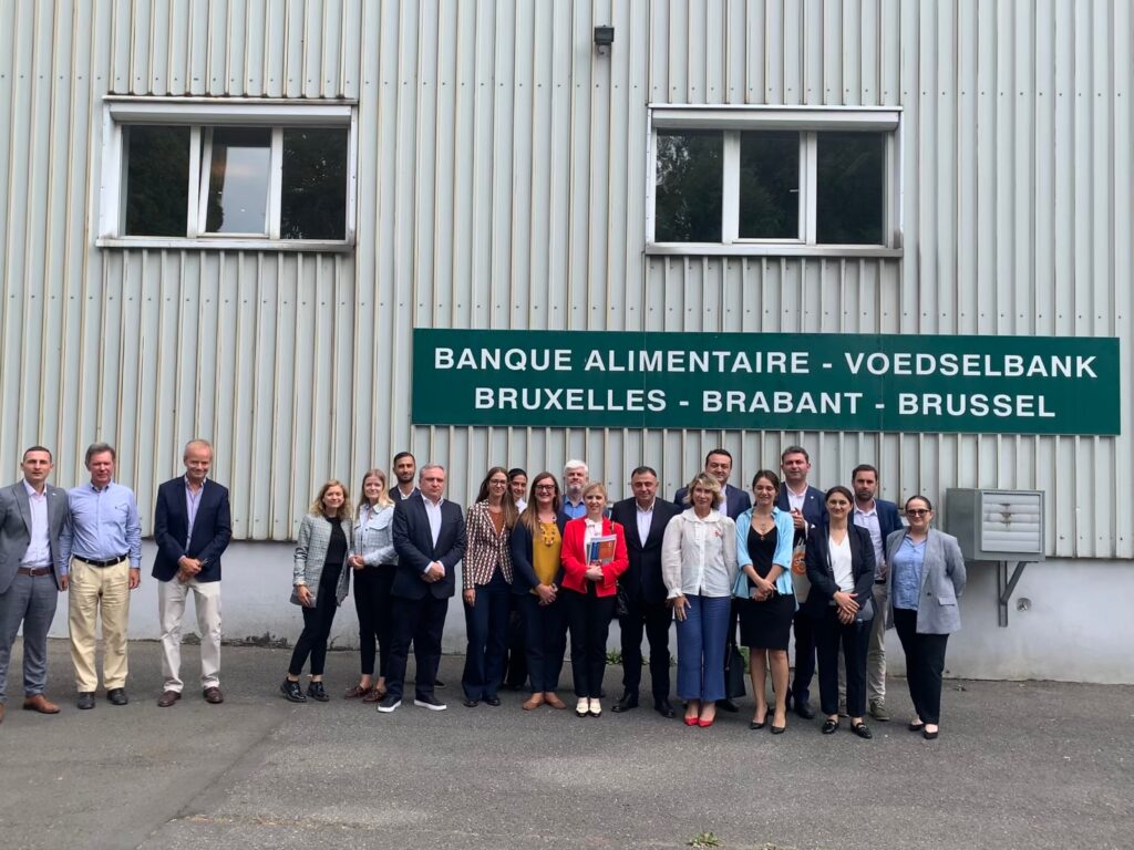 A delegation from Georgia to Brussels to learn more about FEBA and its members