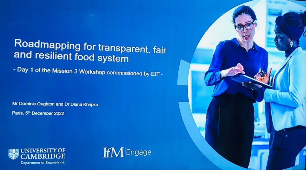 FEBA joined EIT Food Missions Roadmapping Workshop in Paris