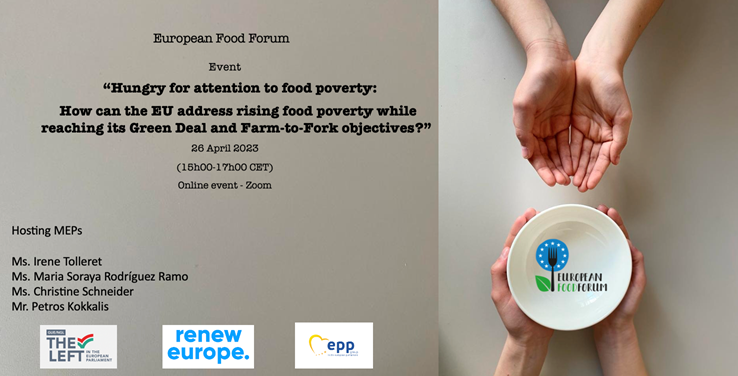 European Food Forum: a discussion on the current status of food poverty in the EU and how to close the gap