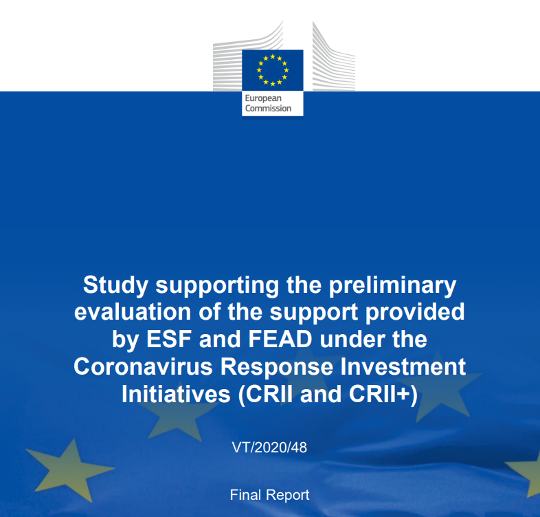Report on the support provided by ESF and FEAD under COVID-19