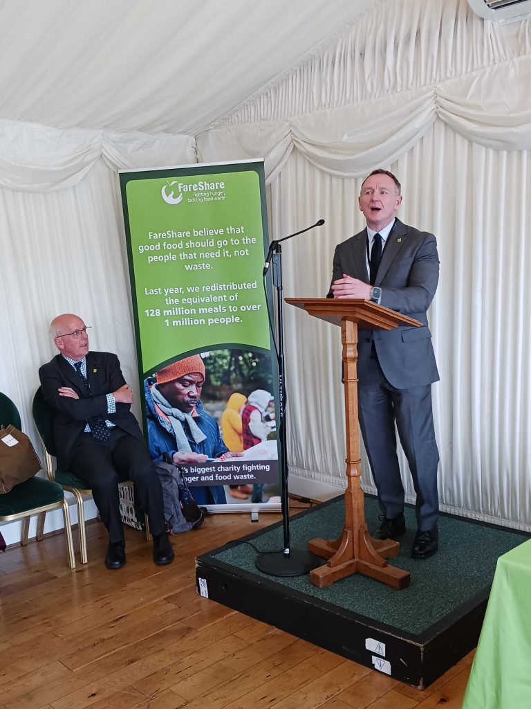 Hosted by MP – FareShare launches results of its social return on investments