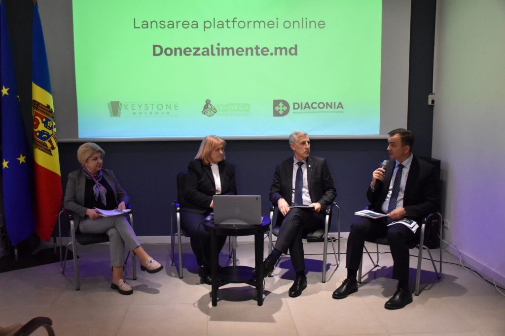 With the support of the European Union, the innovative platform Donezalimente.md was launched